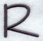 Sleek & Modern Capital Letter R - 3 Inch