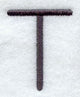 Sleek & Modern Capital Letter T - 3 Inch