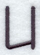 Sleek & Modern Capital Letter U - 3 Inch