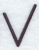 Sleek & Modern Capital Letter V - 3 Inch