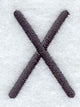 Sleek & Modern Capital Letter X - 3 Inch