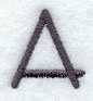 Sleek & Modern Capital Letter A - 3 Inch