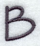 Sleek & Modern Capital Letter B - 3 Inch