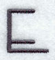 Sleek & Modern Capital Letter E - 3 Inch