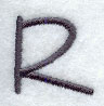 Sleek & Modern Capital Letter R - 3 Inch