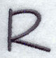 Sleek & Modern Capital Letter R - 3 Inch