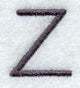Sleek & Modern Capital Letter Z - 3 Inch