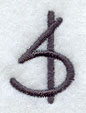 Sleek & Modern Punctuation Dollar Sign - 3 Inch