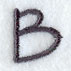 Sleek & Modern Capital Letter B - 3 Inch