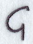 Sleek & Modern Capital Letter G - 3 Inch