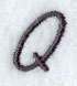 Sleek & Modern Capital Letter Q - 3 Inch