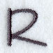 Sleek & Modern Capital Letter R - 3 Inch
