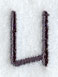 Sleek & Modern Capital Letter U - 3 Inch
