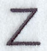 Sleek & Modern Capital Letter Z - 3 Inch