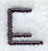 Sleek & Modern Capital Letter E - 3 Inch