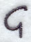 Sleek & Modern Capital Letter G - 3 Inch