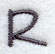 Sleek & Modern Capital Letter R - 3 Inch