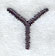 Sleek & Modern Capital Letter Y - 3 Inch