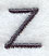 Sleek & Modern Capital Letter Z - 3 Inch