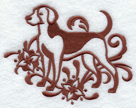 Graceful American Foxhound