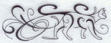 Inky Cat Border