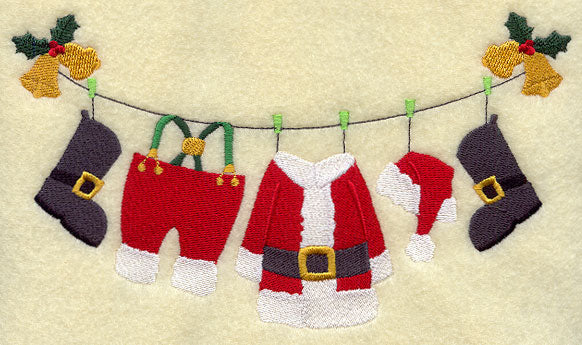 Santa Claus Clothesline