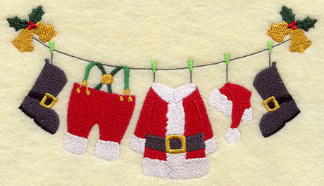 Santa Claus Clothesline