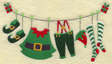 Christmas Elf Clothesline