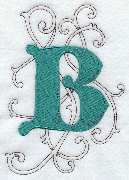 Wild Side Letter B - 8 1/2 Inch