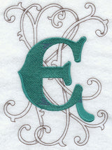 Wild Side Letter E - 8 1/2 Inch