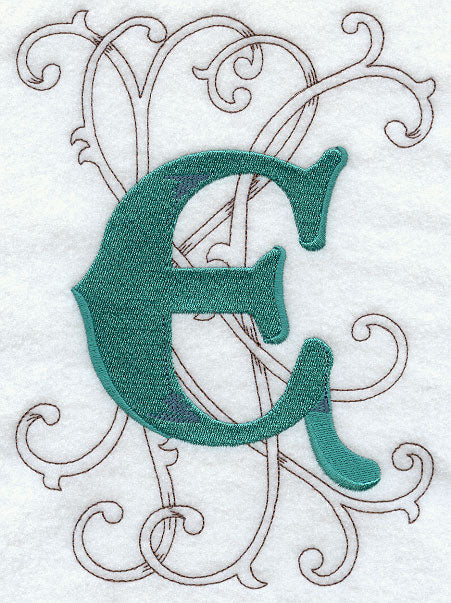 Wild Side Letter E - 8 1/2 Inch