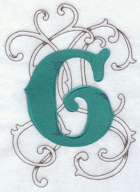 Wild Side Letter G - 8 1/2 Inch