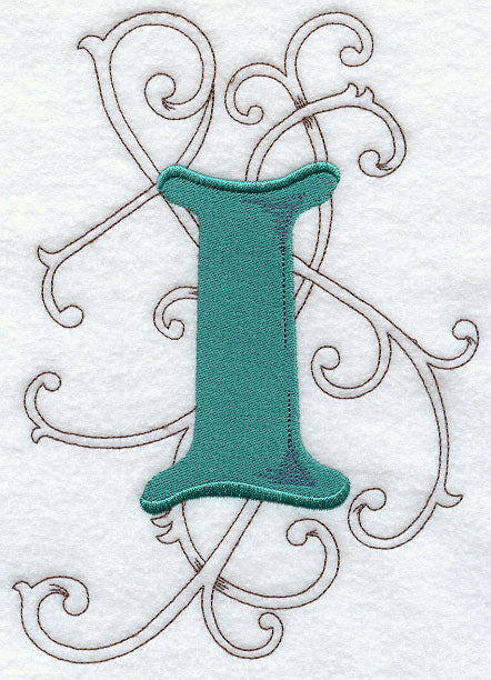 Wild Side Letter I - 8 1/2 Inch