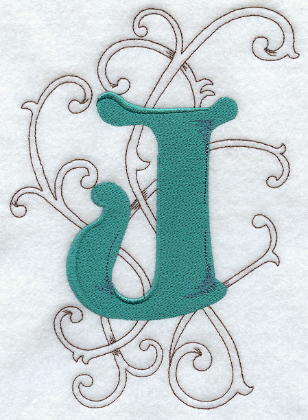 Wild Side Letter J - 8 1/2 Inch