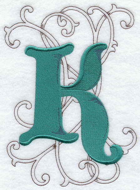 Wild Side Letter K - 8 1/2 Inch