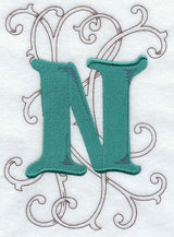 Wild Side Letter N - 8 1/2 Inch
