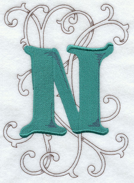 Wild Side Letter N - 8 1/2 Inch