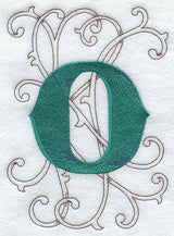Wild Side Letter O - 8 1/2 Inch