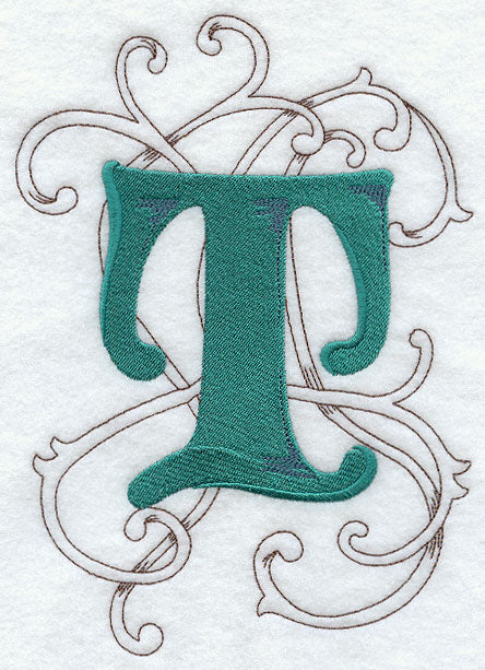 Wild Side Letter T - 8 1/2 Inch
