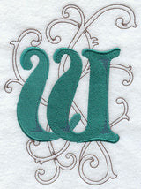 Wild Side Letter W - 8 1/2 Inch