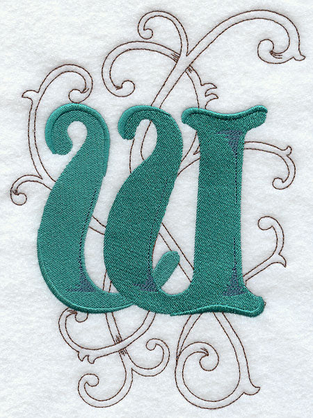 Wild Side Letter W - 8 1/2 Inch