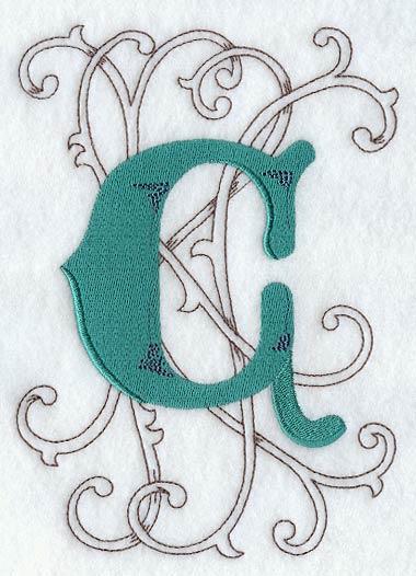 Wild Side Letter C - 8 1/2 Inch
