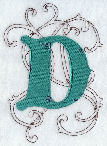 Wild Side Letter D - 8 1/2 Inch