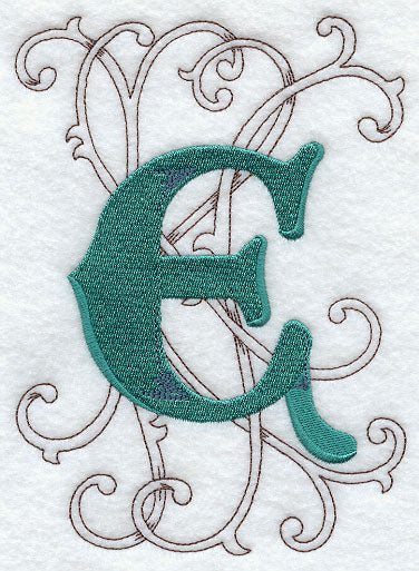 Wild Side Letter E - 8 1/2 Inch