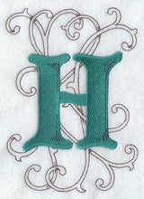 Wild Side Letter H - 8 1/2 Inch