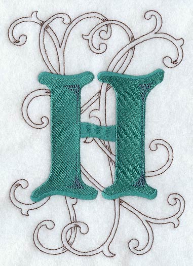 Wild Side Letter H - 8 1/2 Inch