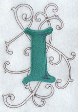 Wild Side Letter I - 8 1/2 Inch