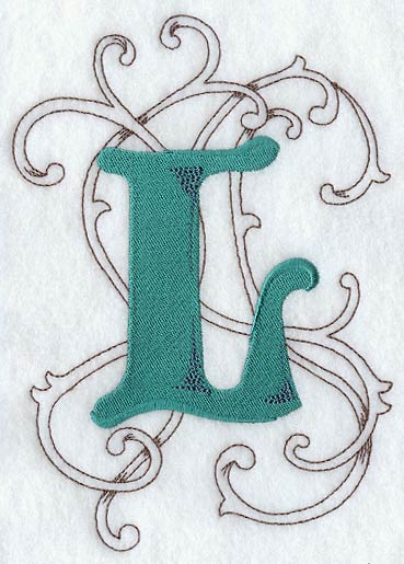 Wild Side Letter L - 8 1/2 Inch