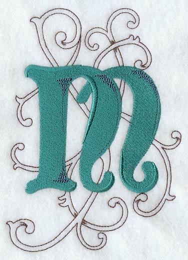 Wild Side Letter M - 8 1/2 Inch