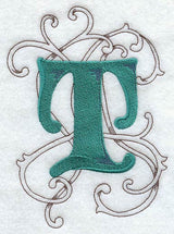 Wild Side Letter T - 8 1/2 Inch